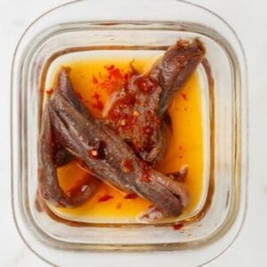 AEGEAN ANCHOVY FILLETS WITH CHILLI