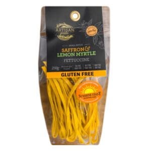 ARTISAN PASTA GLUTEN FREE SAFFRON & LEMON MYRTLE FETTUCCINI