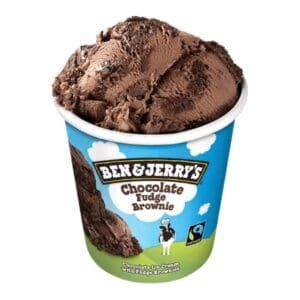 BEN & JERRYS CHOC FUDGE BROWNIE ICE CREAM