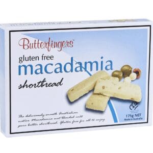 BUTTERFINGERS SHORTBREAD GLUTEN FREE MACADAMIA