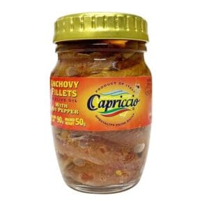 CAPRICCIO ANCHOVY FILLETS WITH HOT PEPPER