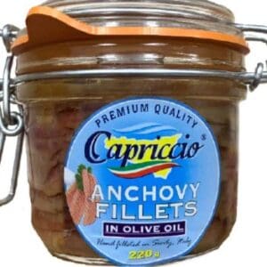 CAPRICCIO ANCHOVY FILLETS WITH OLIVE OIL
