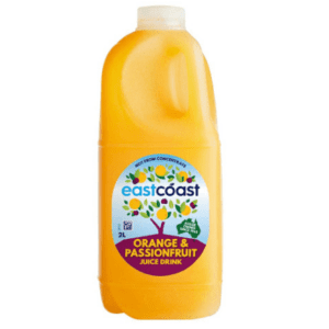 EASTCOAST ORANGE AND PASSIONFRUIT JUICE