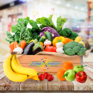 FRUIT AND VEGETABLE BOX FOR FOUR