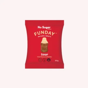 FUNDAY GUMMY SOUR COKE BOTTLES NO SUGAR