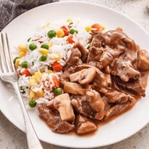 GOURMET MEALS BEEF STROGANOFF