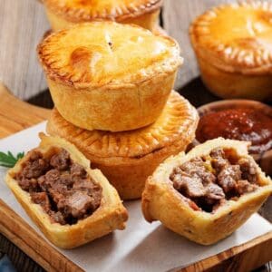 HANDMADE BBQ BEEF JALAPENO AND CHEESE PIE