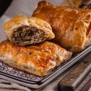 HANDMADE PULLED PORK WRAPPED IN PUFF PASTRY