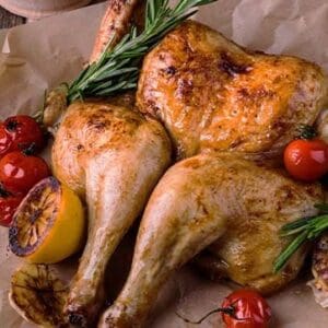 HERB AND GARLIC BUTTERFLY CHICKEN