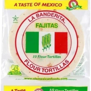 LA BANDERITA FAJITA FLOUR TORTILLAS 6 Inch