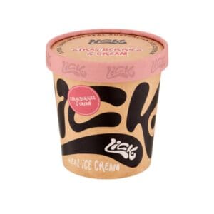 LICK STRAWBERRY & CREAM ICE CREAM