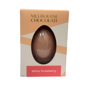 MELBOURNE CHOCOLATE WHITE STRAWBERRY EGG