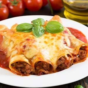 PASTA ALDENTE CANNELLONI MEAT