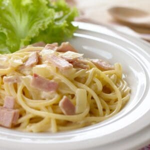 PASTA ALDENTE FETTUCCINE CABONARA