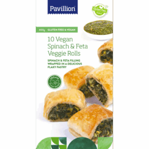 PAVILLION SPINACH AND FETA VEGGIE ROLLS