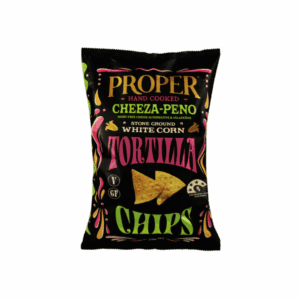 PROPER CRISP COMPOSTABLE CHEEZA PENO TORTILLA CHIPS