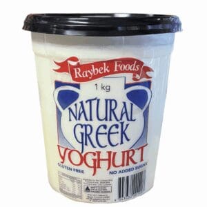 RAYBEK NATURAL UNSWEETENED GREEK YOGHURT