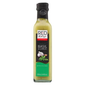 RED KELLYS BASIL AND GARLIC DRESSING