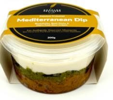 RUFFLED FEATHERS MEDITERRANEAN TRIO DIP