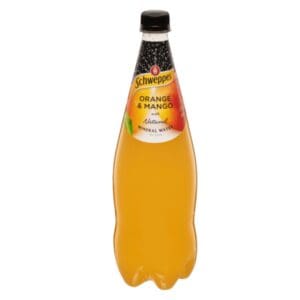 SCHWEPPES ORANGE MANGO MINERAL WATER