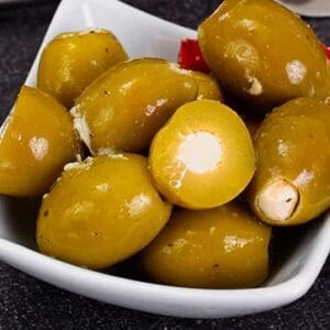 SEGRETI GREEN OLIVES STUFFED WITH FETA