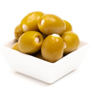 SEGRETI GREEN STUFFED OLIVES WITH GOATS CHEESE