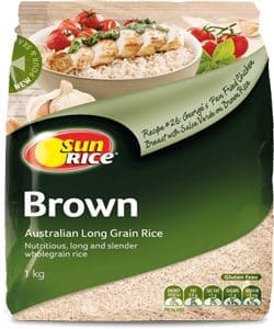 SUNRICE AUSTRALIAN BROWN LONG GRAIN RICE