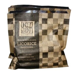 UNCLE JOHNS BLACK MOLASSES LICORICE