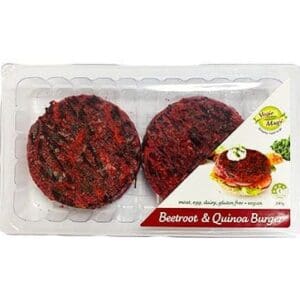 VEGIE MAGIC BEETROOT AND QUINOA BURGER