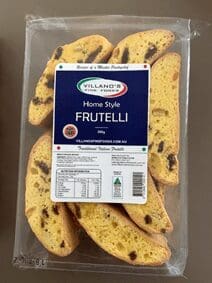 VILLANOS FINE FOOD FRUTELLI BISCUITS