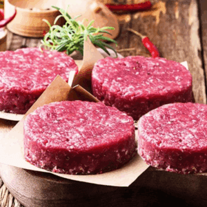 WAGYU BEEF PATTIES WITH WORCESTERSHIRE AND PEPPER