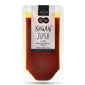 ZEST GLUTEN FREE DAIRY AND SUGAR FREE ROGAN JOSH RECIPE BASE