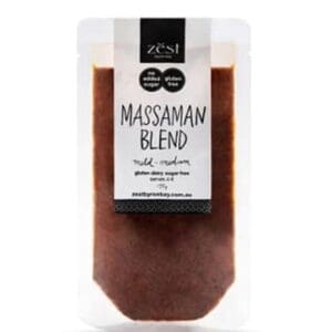 ZEST GLUTEN FREE MASSAMAN RECIPE BASE