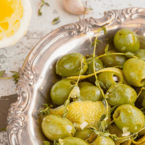 ZONE FRESH LEMON AND GARLIC SICILIAN PITTED OLIVES