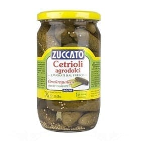 ZUCCATO SWEET AND SOUR GHERKIN IN VINEGAR